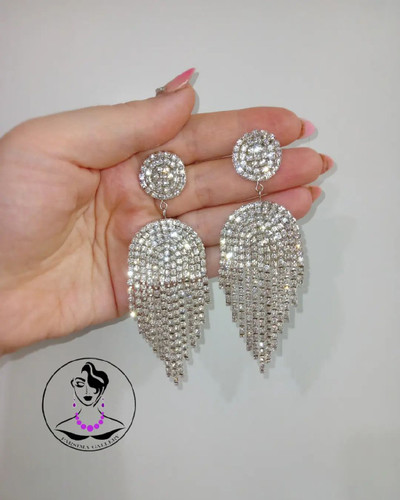 گوشواره مجلسی نگینی