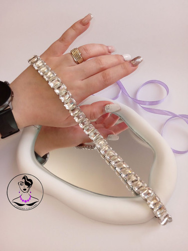 گردنبند چوکر نگین درشت