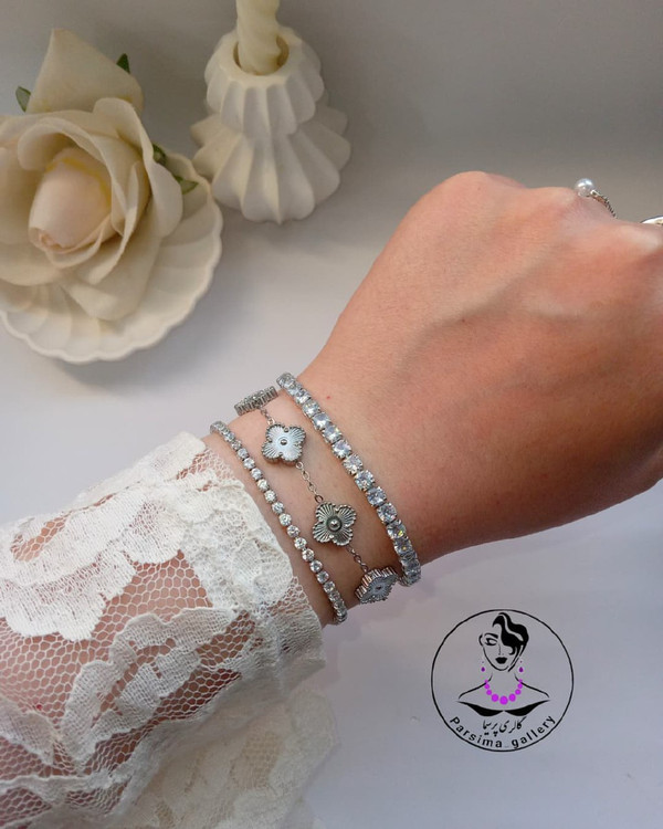 دستبند نگینی تنیسی