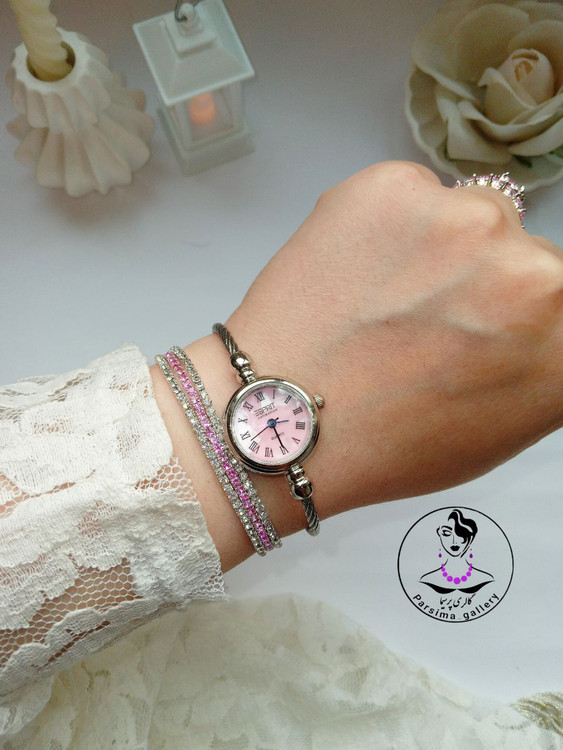 ساعت دخترانه صورتی