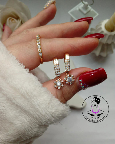 گوشواره ژوپینگ نگیندار