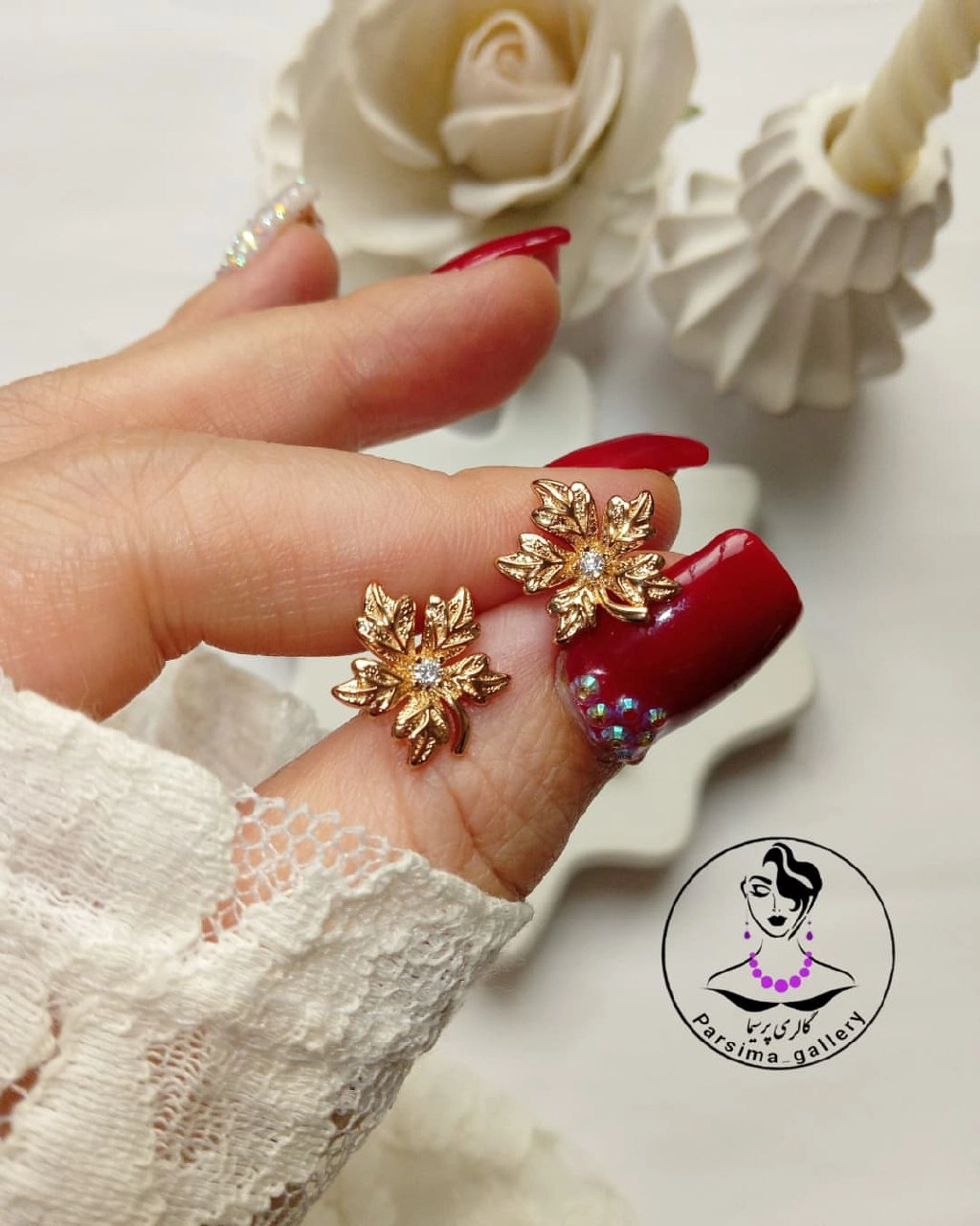 گوشواره برگ ژوپینگ