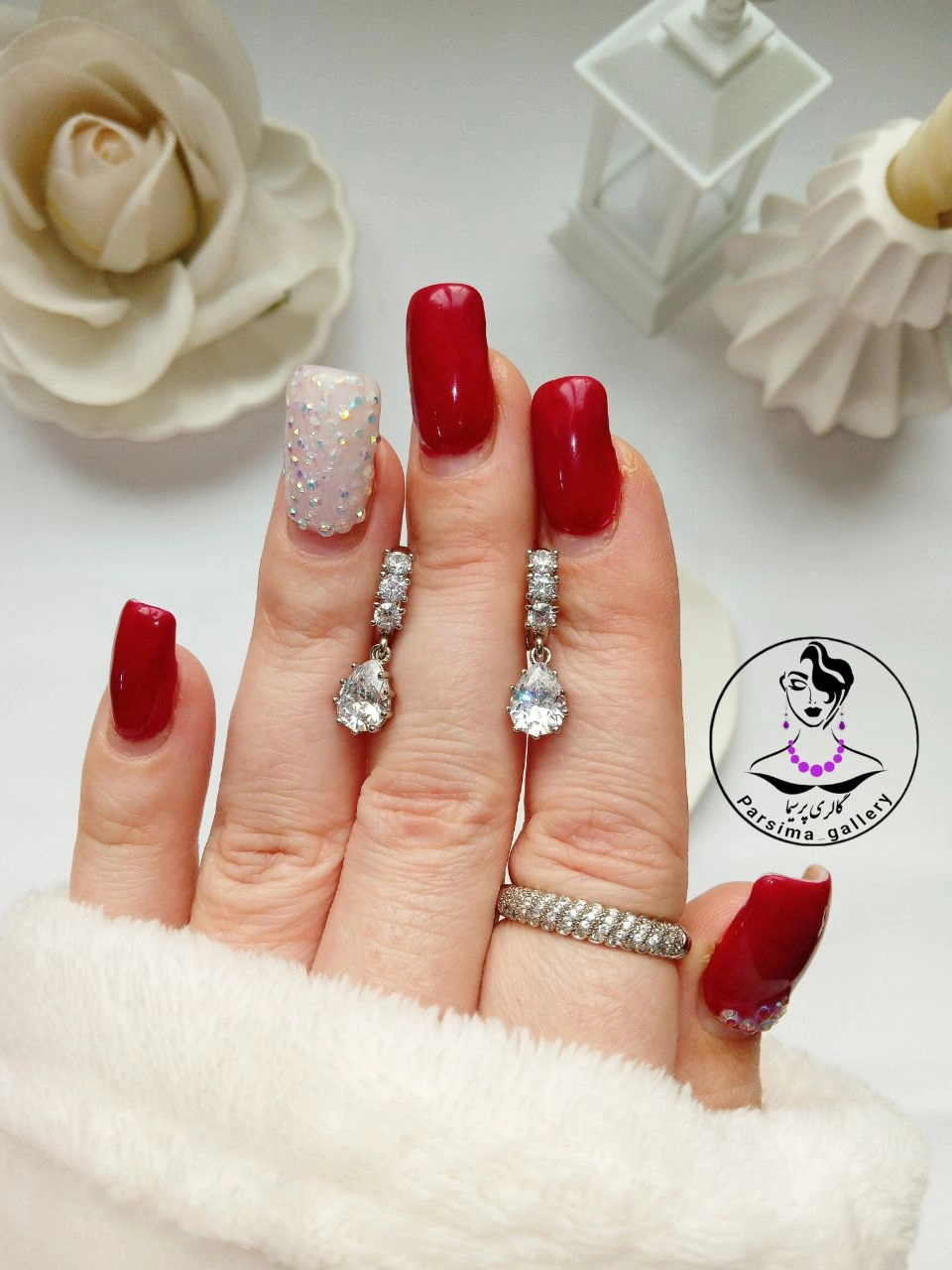 گوشواره جواهری ژوپینگ