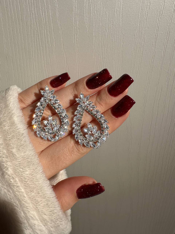 گوشواره جواهری بزرگ