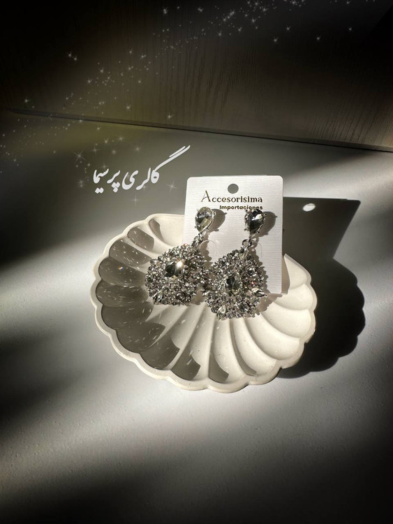 گوشواره مجلسی نگیندار