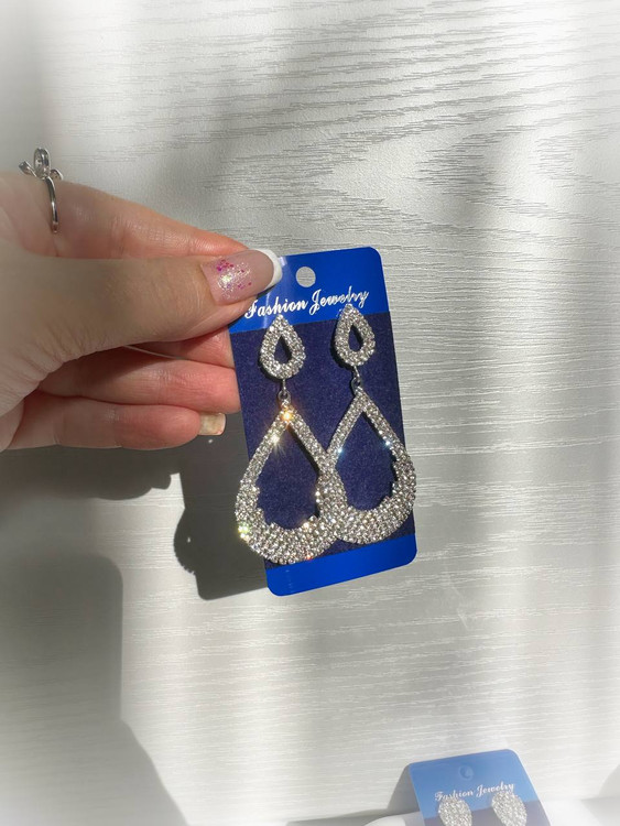 گوشواره نگینی مجلسی