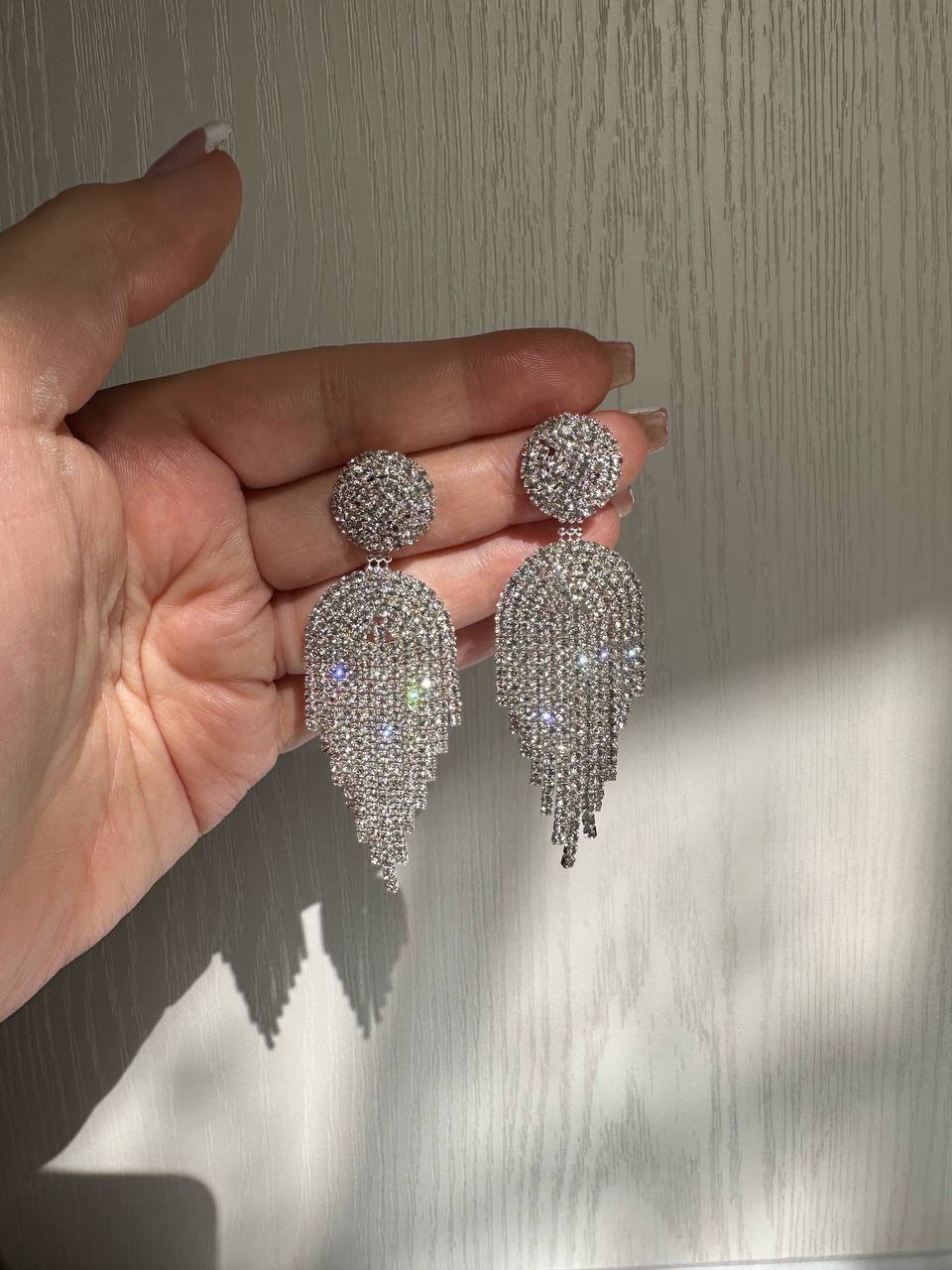 گوشواره جواهری نگینی