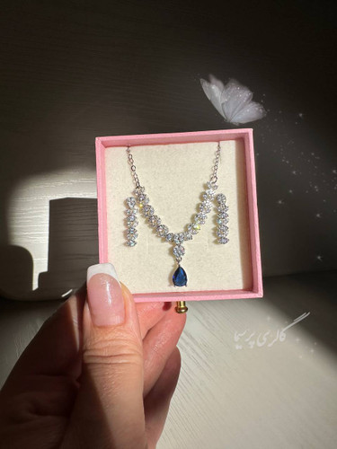 نیمست جواهری سورمه ای