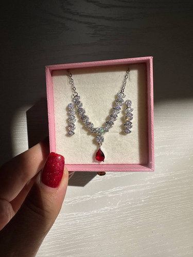 نیمست جواهری زرشکی