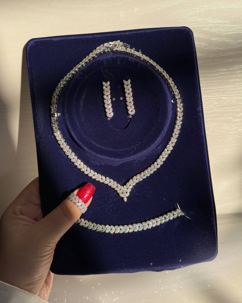 سرویس طرح طلا سفید گندمی