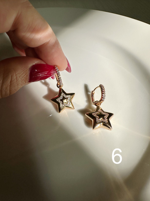 گوشواره های طرح طلا ژوپینگ B